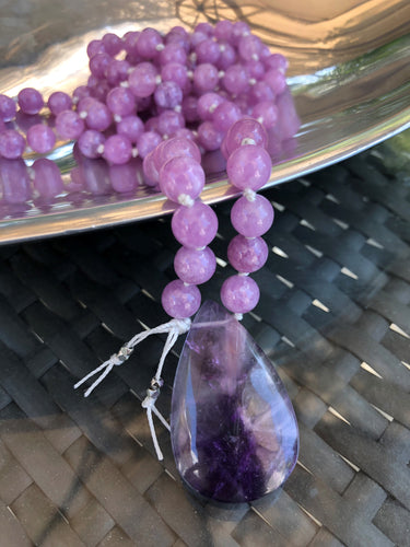 amethyst-purple-quartz-mala necklace-como to capri